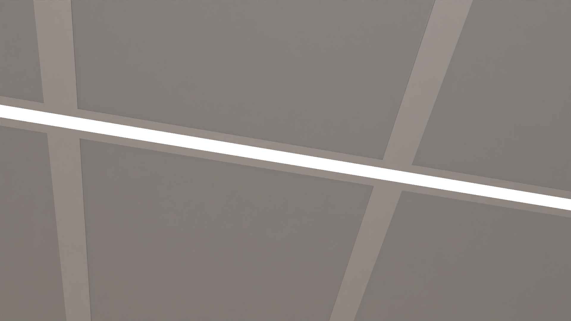 Integrated light module mounted in an EVO ceiling grid