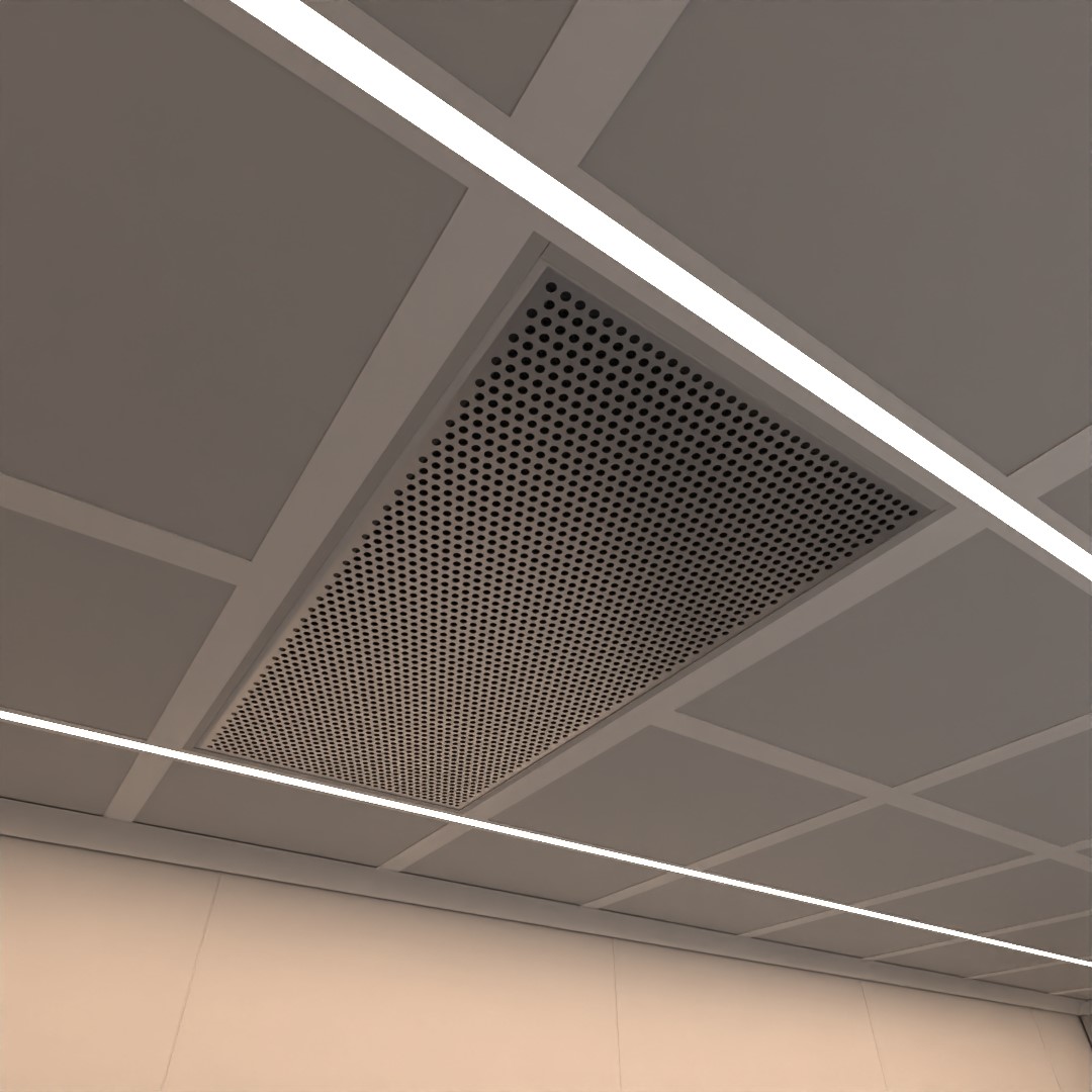 Room-side change mechanism being operated from below the ceiling